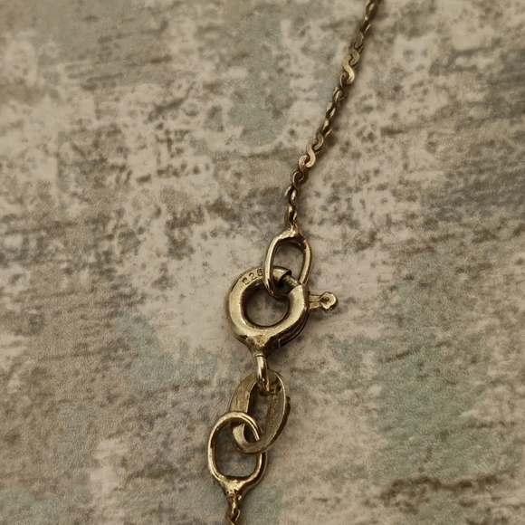 Vintage Petite 925 Silver Chain Necklace Handcrafted in Italy - Picture 9 of 13